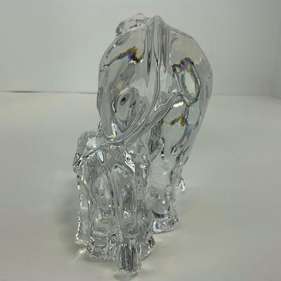 -132- LENOX | Crystal Elephant Figure â€œNurturing The Youngâ€ Figure | Stickered & Marked