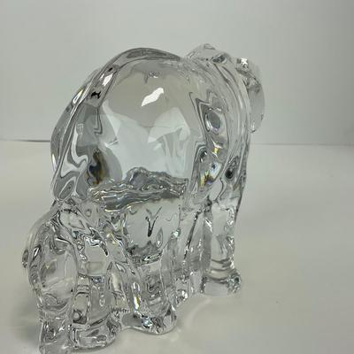 -132- LENOX | Crystal Elephant Figure â€œNurturing The Youngâ€ Figure | Stickered & Marked