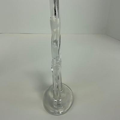 -133- HEISEY | Clear Glass Giraffe Figures