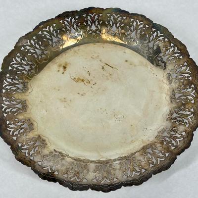 Silver Plated Shallow Serving Bowl