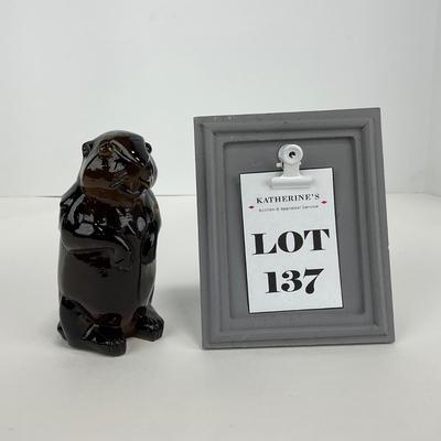 -137- IMPERIAL | Dark Brown Woodchuck Beaver | Marked