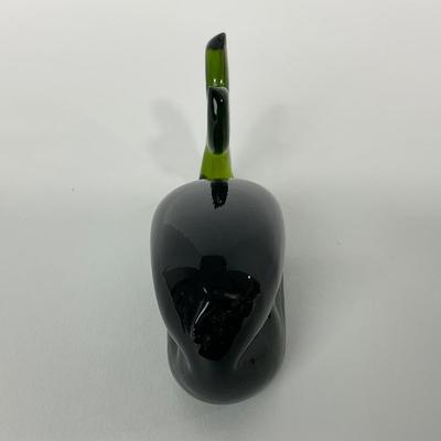 -139- VIKING | Green Glass Whale Figure
