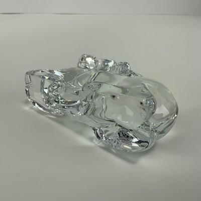 -140- BACCARAT | Crystal Sitting Unicorn Figure | Marked