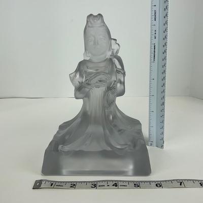 -142- IMPERIAL | Cathay Concubine Figure Bookend | Virginia B. Evanâ€™s Signed