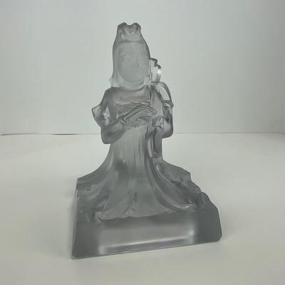 -142- IMPERIAL | Cathay Concubine Figure Bookend | Virginia B. Evanâ€™s Signed