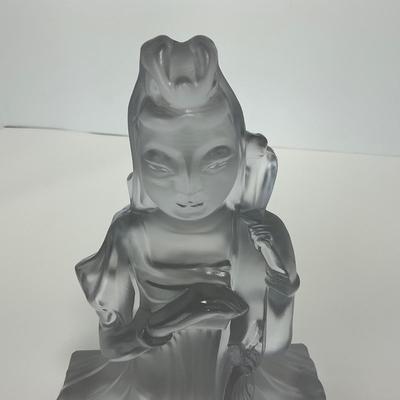 -142- IMPERIAL | Cathay Concubine Figure Bookend | Virginia B. Evanâ€™s Signed
