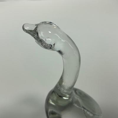 -143- PADEN CITY | 1940â€™s Crystal Goose Figure