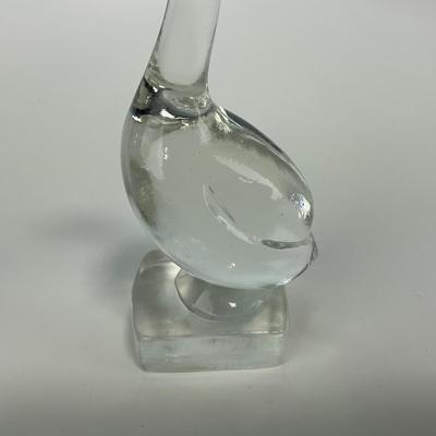-143- PADEN CITY | 1940â€™s Crystal Goose Figure