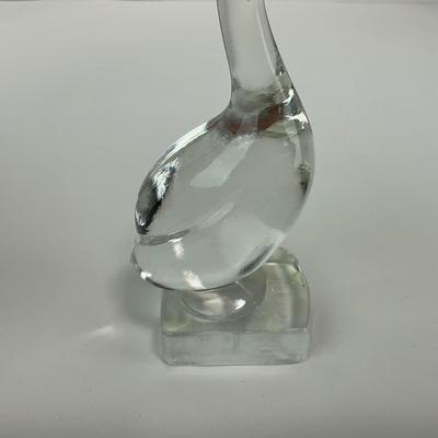 -143- PADEN CITY | 1940â€™s Crystal Goose Figure