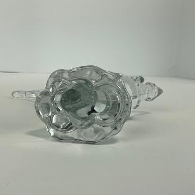 -145- HEISEY | Clear Glass Pheasant Figure