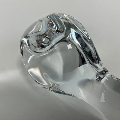 -147- BACCARAT | Crystal Duck Figure | Signed & Stamped