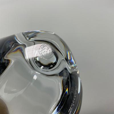 -147- BACCARAT | Crystal Duck Figure | Signed & Stamped