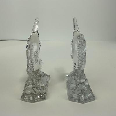 -148- DUNCAN & MILLER | Crystal Swordfish Figures