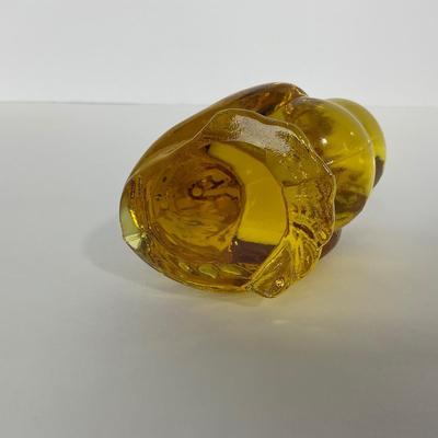 -151- HEISEY | By Imperial Sunshine Yellow Hen Figure