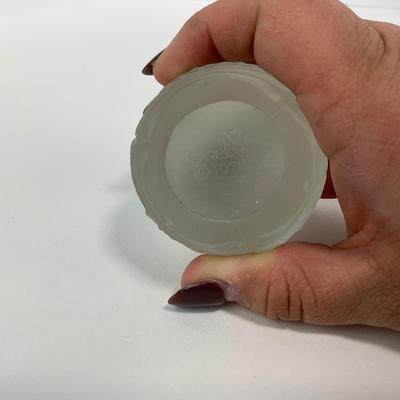 -157- GOBEL | Frosted Glass 1979 Egg | Marked
