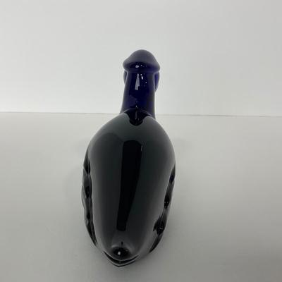 -160- HEISEY | By Imperial Cobalt Blue Wood Duck | Marked