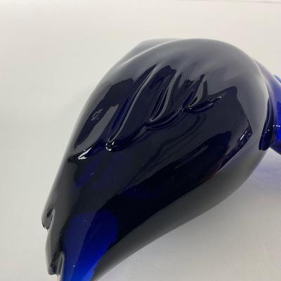 -160- HEISEY | By Imperial Cobalt Blue Wood Duck | Marked