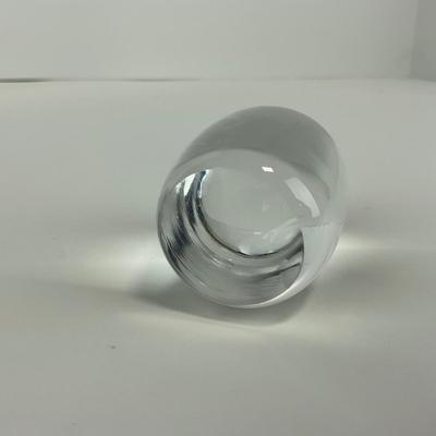 -162- HADELAND | Norway Lead Crystal Glass Owl Figure