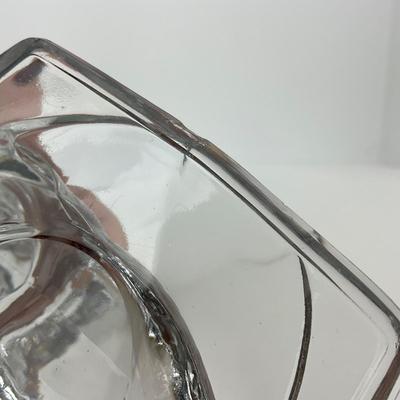 -164- FOSTORIA | Clear Glass Seal Figure