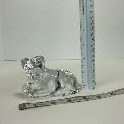 -170- BACCARAT | Crystal Zodiac Cow/Ox Figure | Marked