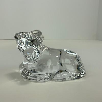 -170- BACCARAT | Crystal Zodiac Cow/Ox Figure | Marked