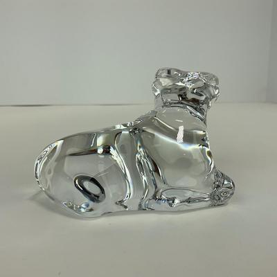 -170- BACCARAT | Crystal Zodiac Cow/Ox Figure | Marked