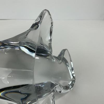 -178- VIKING | Clear Glass Seal Balancing Ball Candle Holder