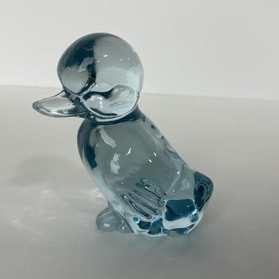 -179- FENTON | Light Blue Duckling | Marked
