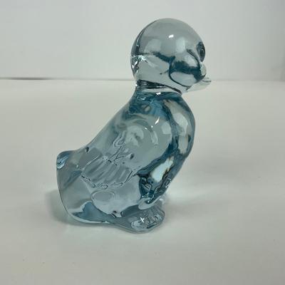 -179- FENTON | Light Blue Duckling | Marked
