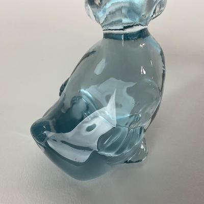 -179- FENTON | Light Blue Duckling | Marked