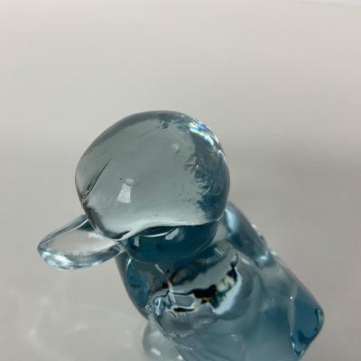 -179- FENTON | Light Blue Duckling | Marked