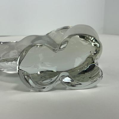 -181- ART GLASS | Clear Glass Polar Bear Figure