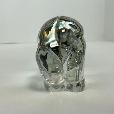 -181- ART GLASS | Clear Glass Polar Bear Figure
