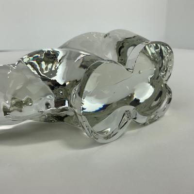 -181- ART GLASS | Clear Glass Polar Bear Figure