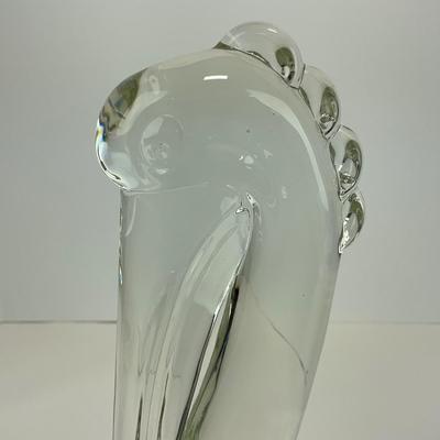 -188- PADEN CITY | Clear Glass Pelican Figure