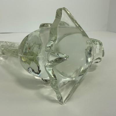 -188- PADEN CITY | Clear Glass Pelican Figure
