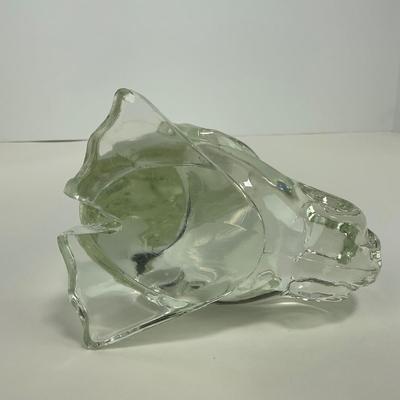 -188- PADEN CITY | Clear Glass Pelican Figure