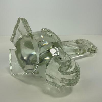 -188- PADEN CITY | Clear Glass Pelican Figure