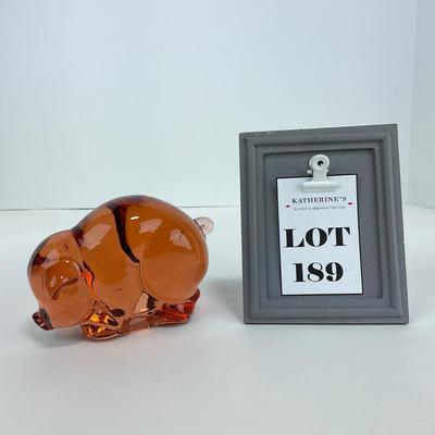 -189- IMPERIAL | Peach Momma Pig | Marked