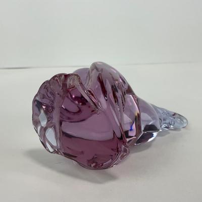 -191- HEISEY | By Imperial Lavender Ice Hen Figure | Marked