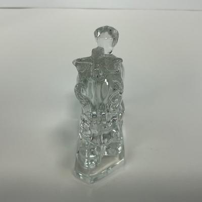 -200- HEISEY | Fenton Clear Glass Plug Horse Figure