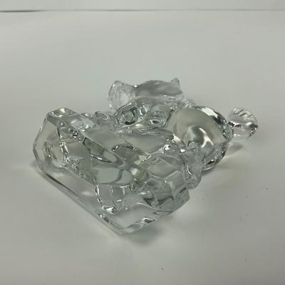-200- HEISEY | Fenton Clear Glass Plug Horse Figure