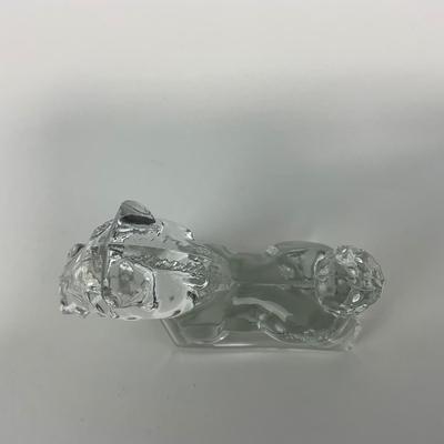 -200- HEISEY | Fenton Clear Glass Plug Horse Figure