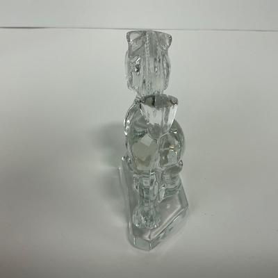 -200- HEISEY | Fenton Clear Glass Plug Horse Figure