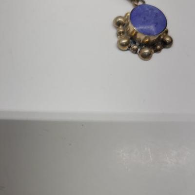 Lot of sterling earrings and pendant
