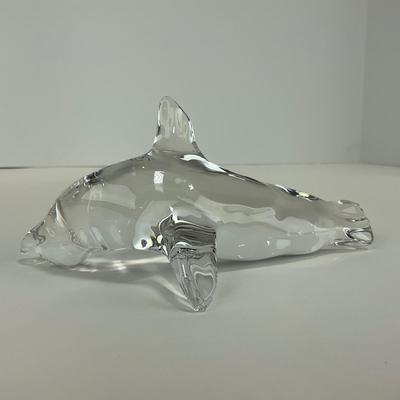 -209- VILLEROY & BOCH | Clear Glass Seal Figure | Marked