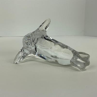 -209- VILLEROY & BOCH | Clear Glass Seal Figure | Marked