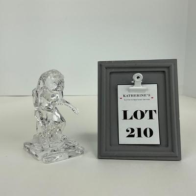 -210- KRISTAL | Crystal Monkey Figure | Made In Italy