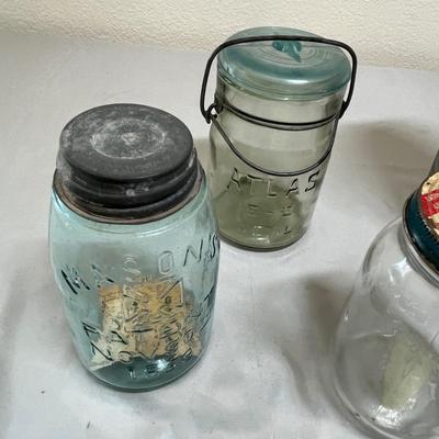 Vintage jars & other
