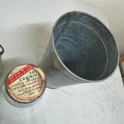 Vintage jars & other